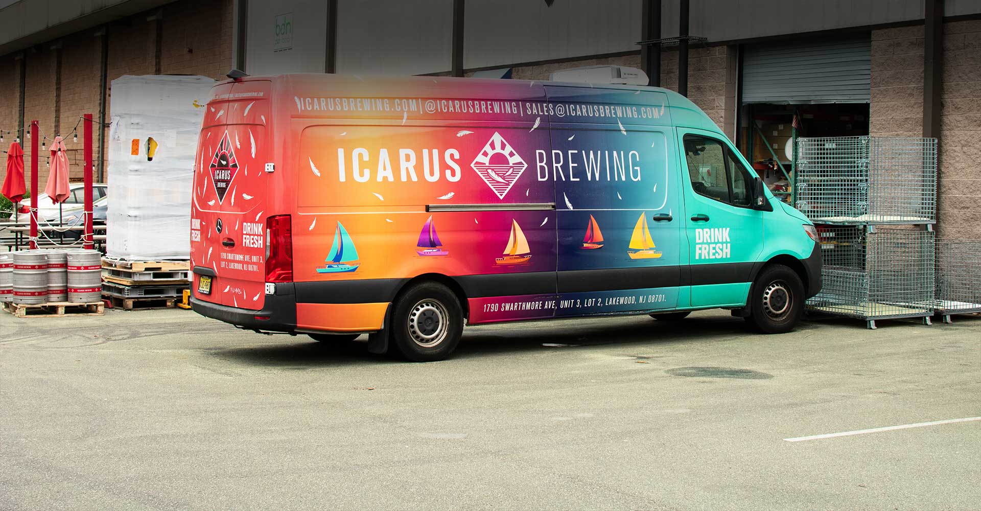 Icarus Brewing beer finder header image